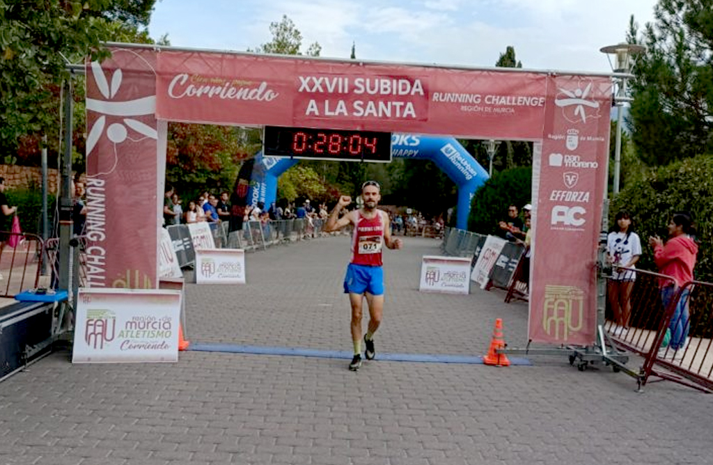 Francisco David Garca y Silvia Garca, vencedores de la XXVII Subida a La Santa